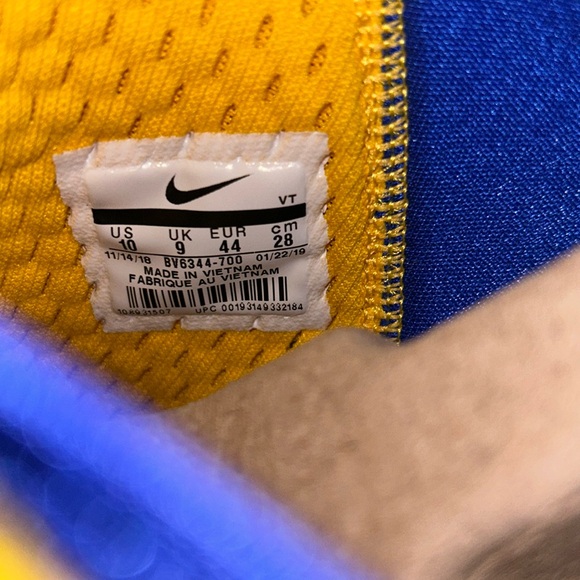 Nike ACG React Terra Gobe. Size 10 Men’s- Amarillo/Blue/Blk Colorway - Picture 6 of 11